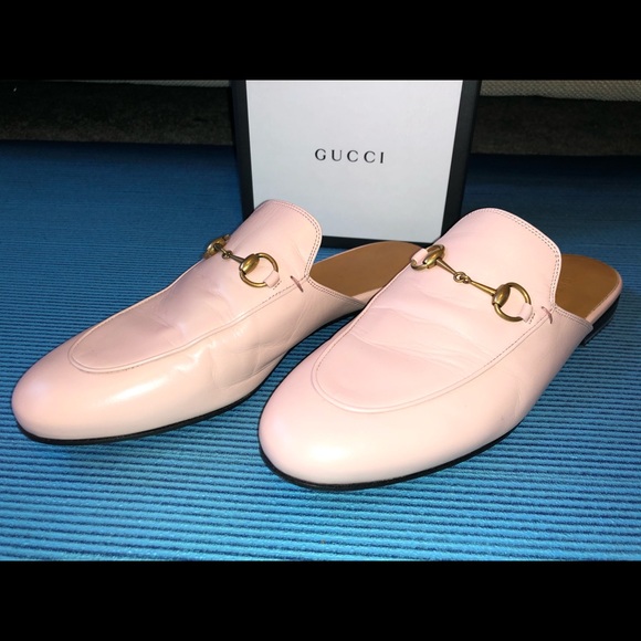 Gucci Princeton Slipper Mules Shoes Pink 39.5 - Picture 6 of 11
